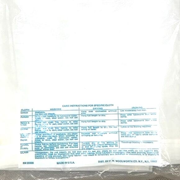 Vintage 3 Lot Woolworths Happy Home Tailored Curtain Panels 42" x 63" White NOS - Picture 8 of 9